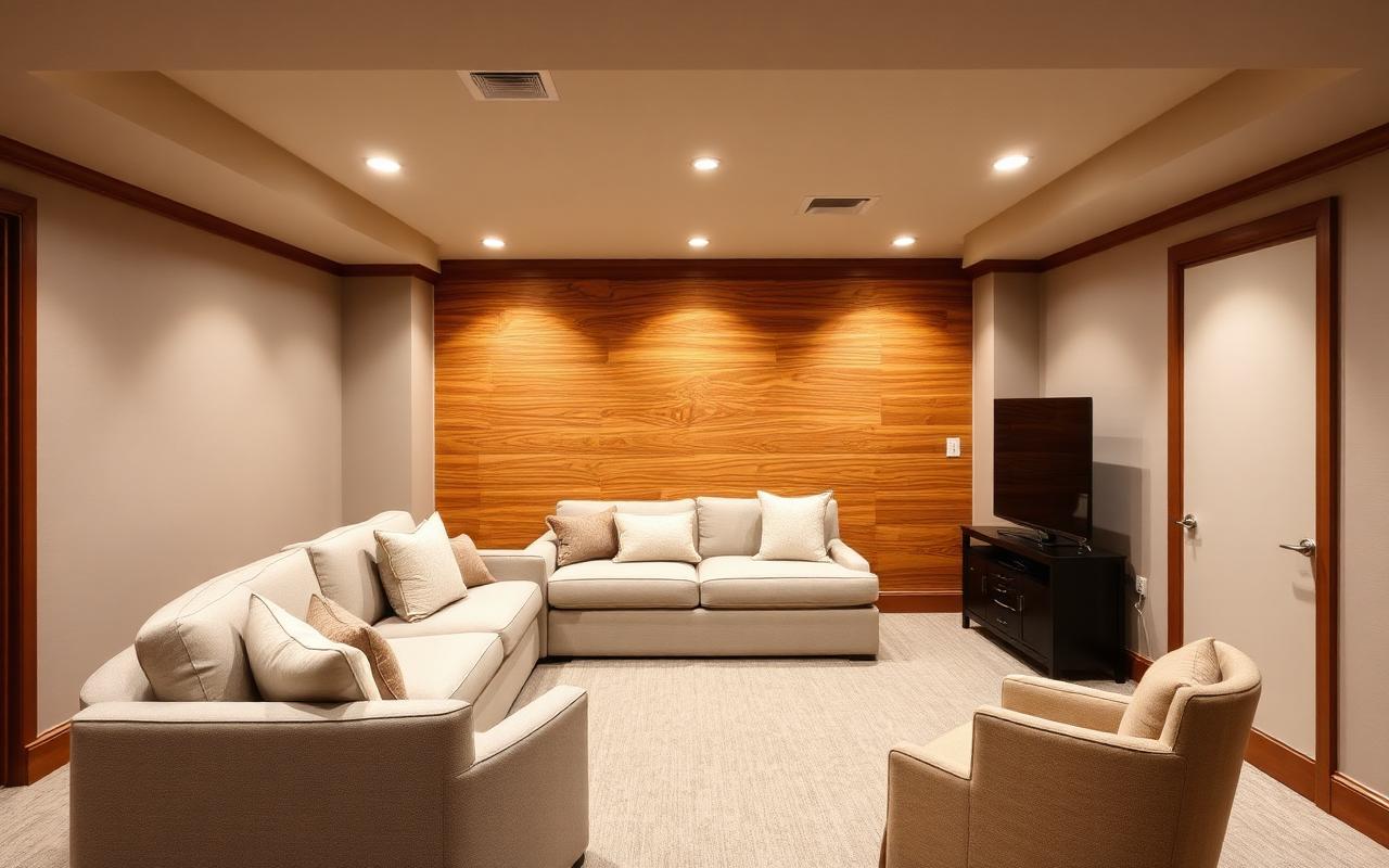 Accent Walls & Basements by Oakline Construction